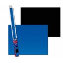 1. BLACK / BLUE  60 x 30 cm