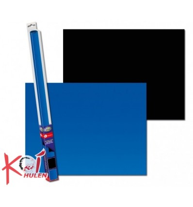 2. BLACK / BLUE  100 x 50 cm