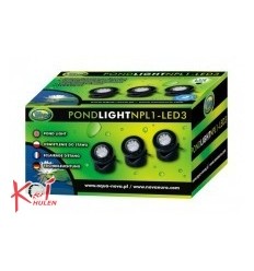 LED belysning 12v 3 x 1.6w