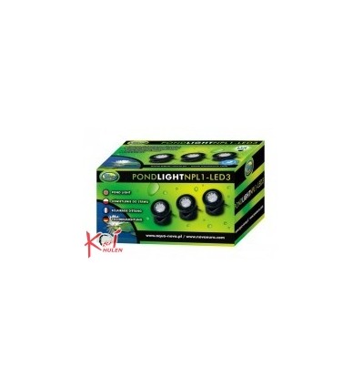 LED belysning 12v 3 x 1.6w