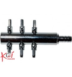 LUFTFORDELER 6 I METAL MED TILSLUTNING 8MM INPUT OG...