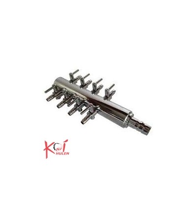 LUFTFORDELER 8 I METAL MED TILSLUTNING 8MM...