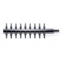 LUFTFORDELER 18 I METAL MED TILSLUTNING 8MM INPUT OG OUTPUT 18 X 4 MM