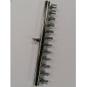 LUFTFORDELER 18 I METAL MED TILSLUTNING 8MM INPUT OG OUTPUT 18 X 4 MM