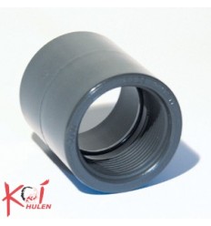 Pvc Muffe m/indv. gevind