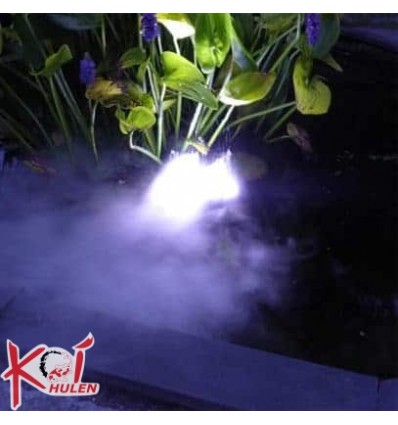 Flydende tågemaskine med 3 membraner og LED