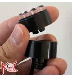 LED 9 dioder Vandstensring hvid