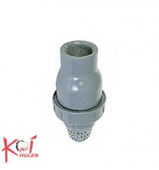 PVC BUNDVENTIL med ind.v gevind 3"