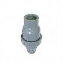 PVC BUNDVENTIL med ind.v gevind 3"